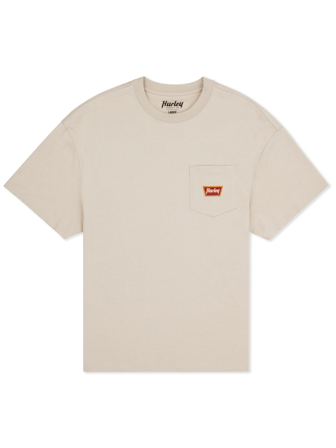 Built Patch Pocket Short Sleeve in Bone