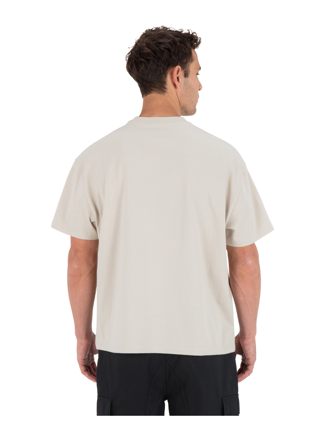 Built Patch Pocket Short Sleeve in Bone