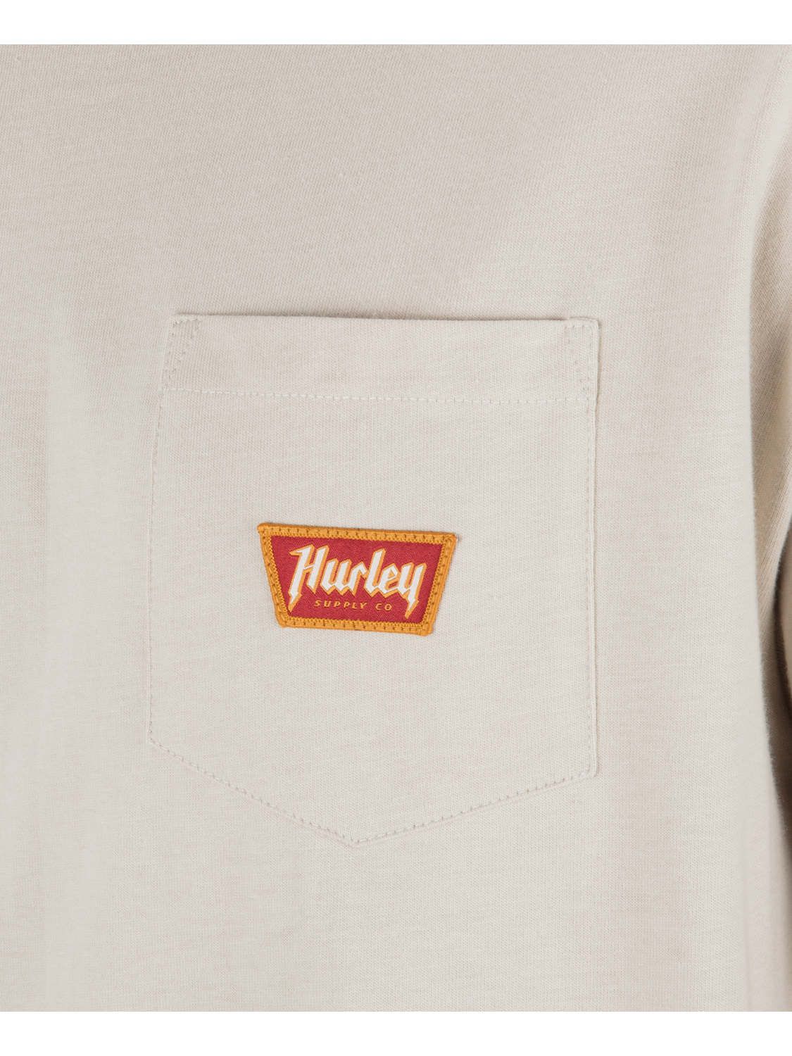Built Patch Pocket Short Sleeve in Bone
