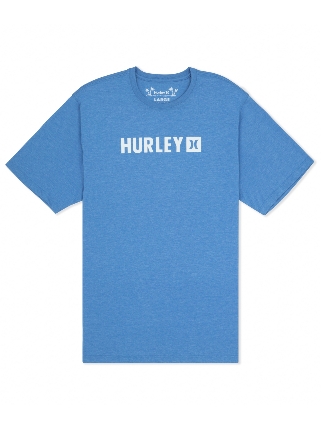 The Box Short Sleeve in Seashore Heather