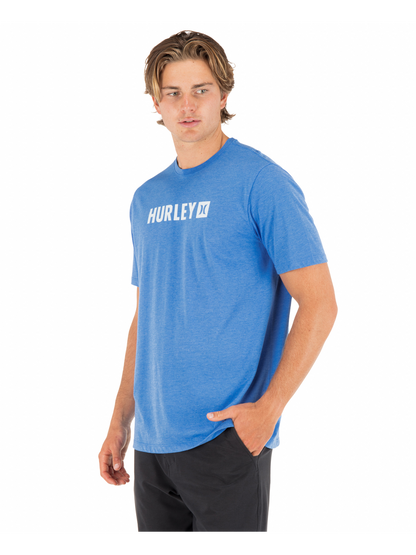 The Box Short Sleeve in Seashore Heather