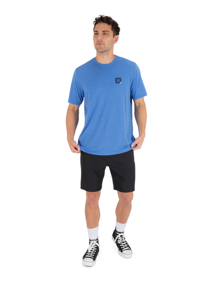 Corner Short Sleeve in Seashore Heather