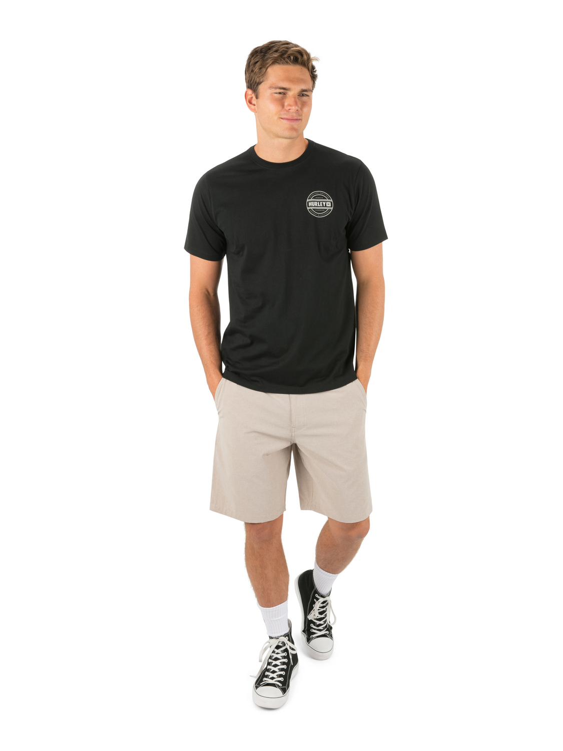 Filler Short Sleeve in Black Combo