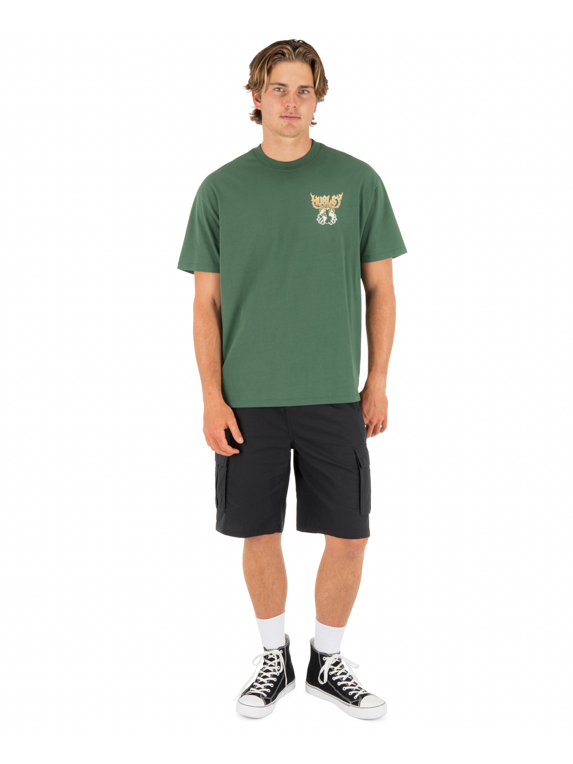 Fire Short Sleeve in Jungle