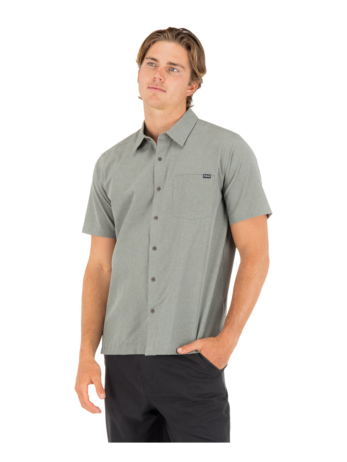 Phantom Flow Short Sleeve in Great White
