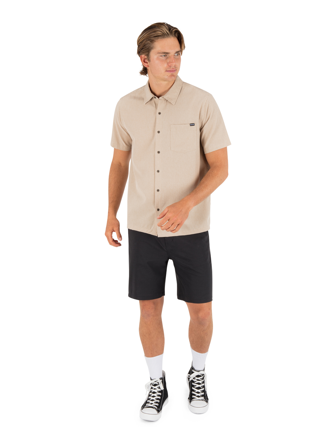 Phantom Flow Short Sleeve in Khaki
