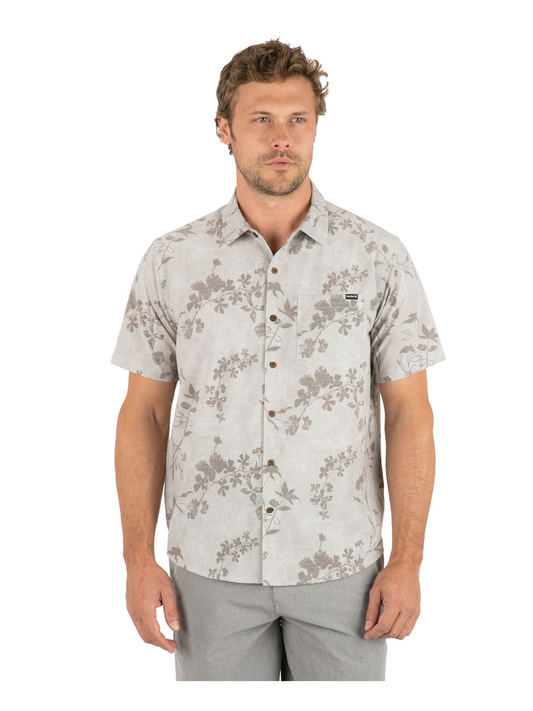 Newport Stretch Short Sleeve in Bone