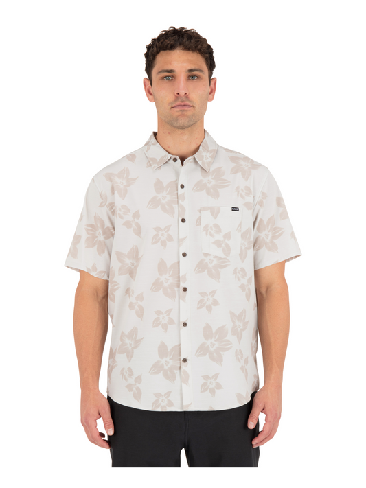 Newport Stretch Short Sleeve in Bone