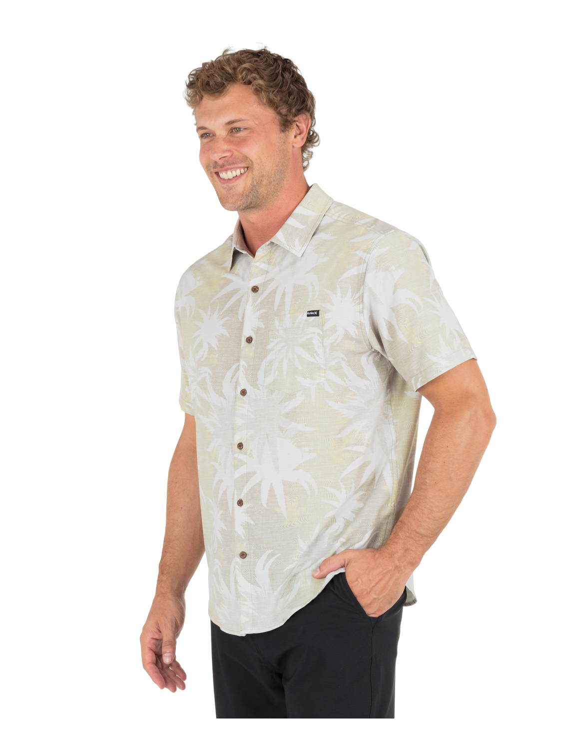Newport Stretch Short Sleeve in Hazelnut