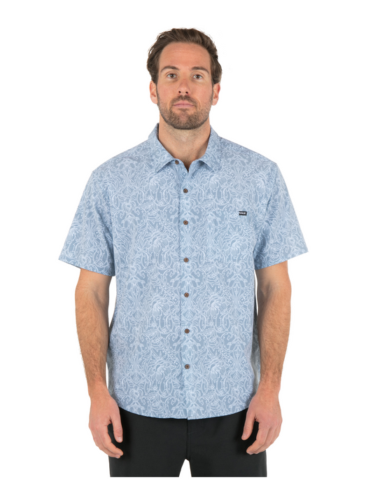 Newport Stretch Short Sleeve in Worker Blue