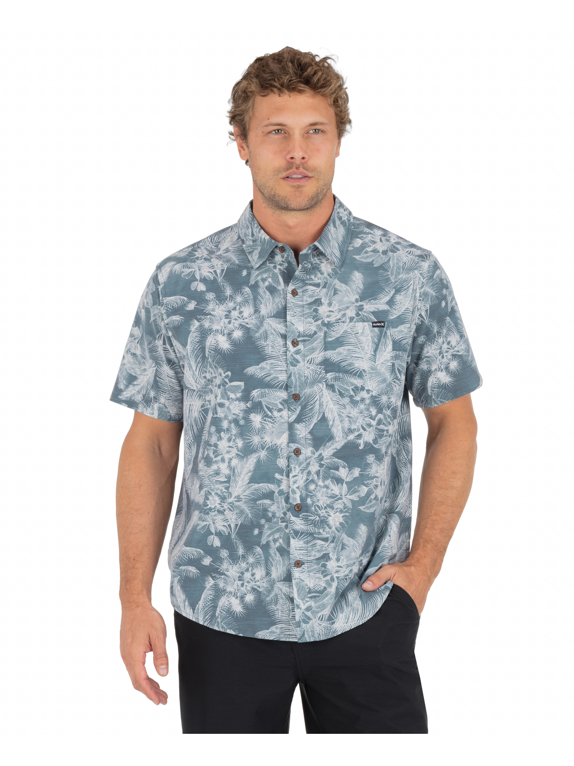 Newport Stretch Short Sleeve in Monsoon
