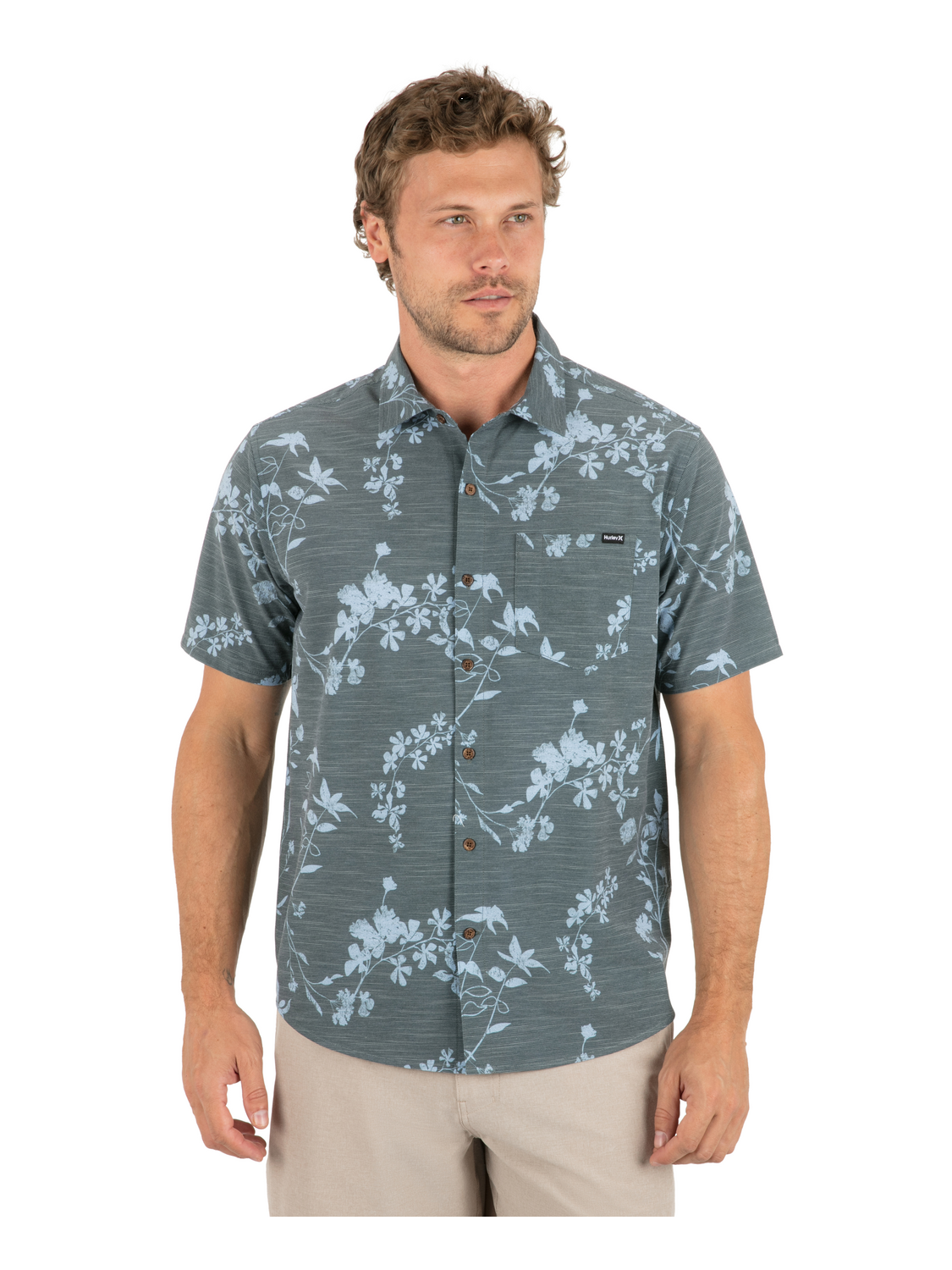Newport Stretch Short Sleeve in Destroyer Combo