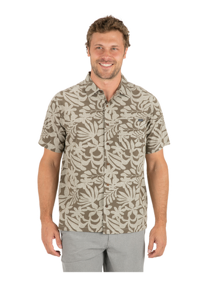 Aero Short Sleeve in Olive Grey