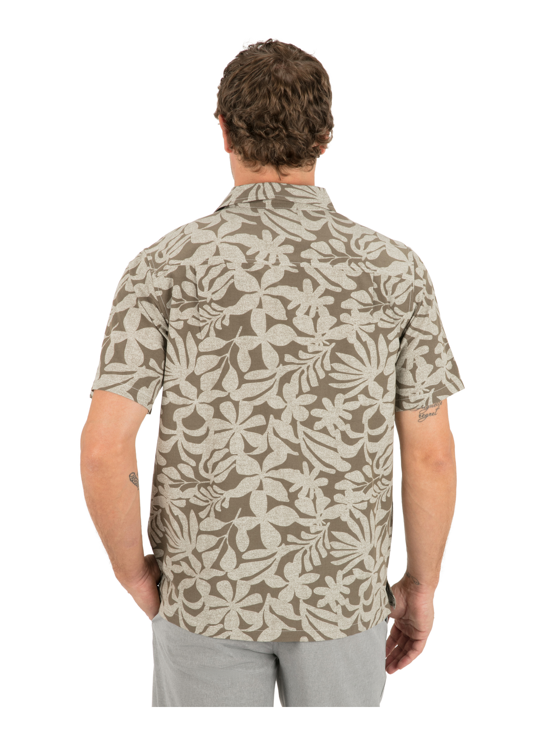 Aero Short Sleeve in Olive Grey