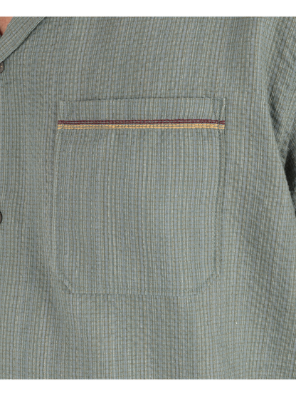 Lay Day Camp Short Sleeve in Army