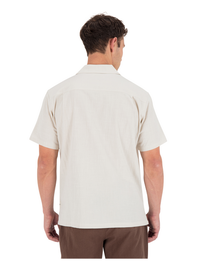 Sano Camp Embroidered Short Sleeve in Bone