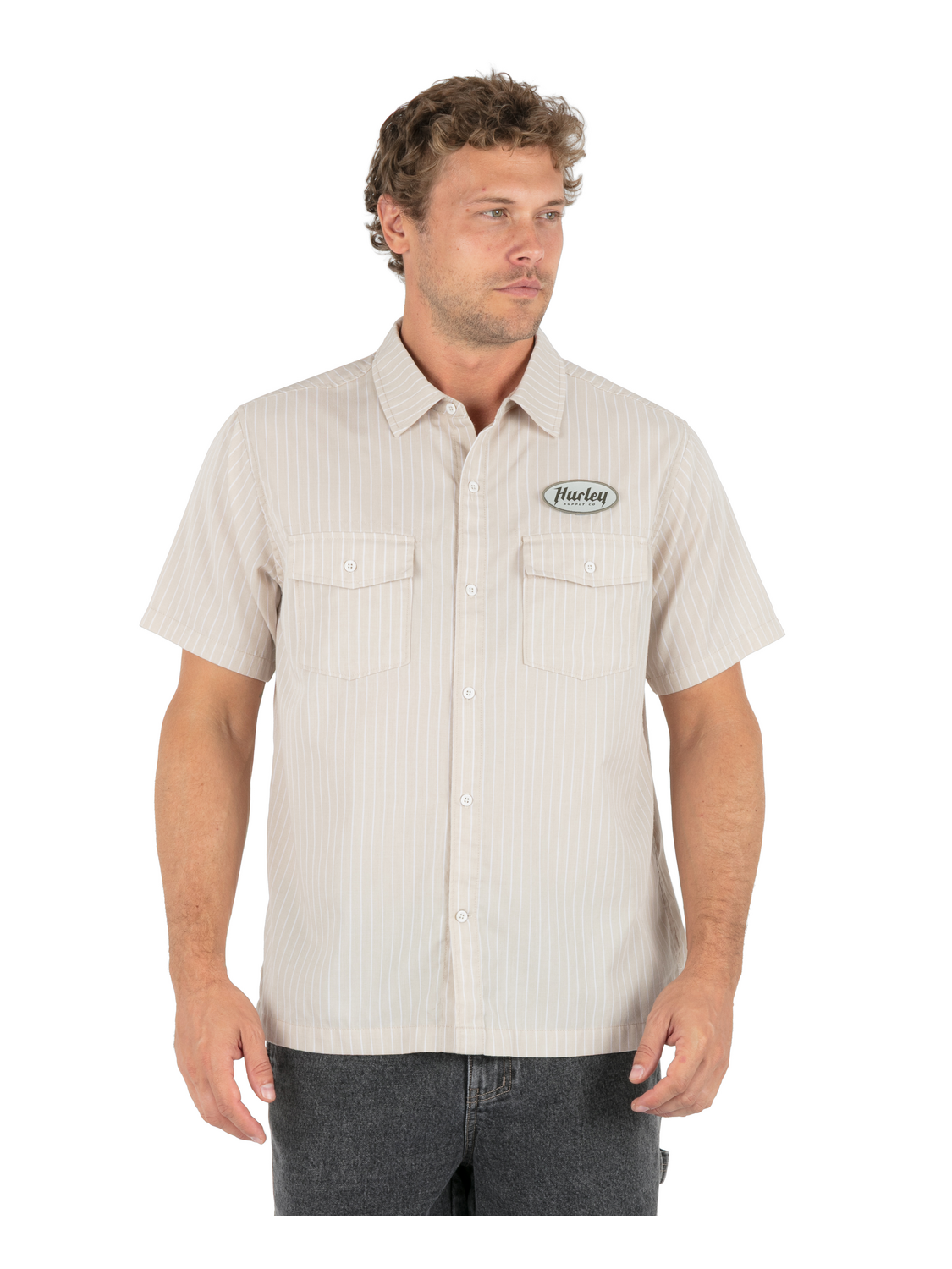 Diesel Short Sleeve in Bone