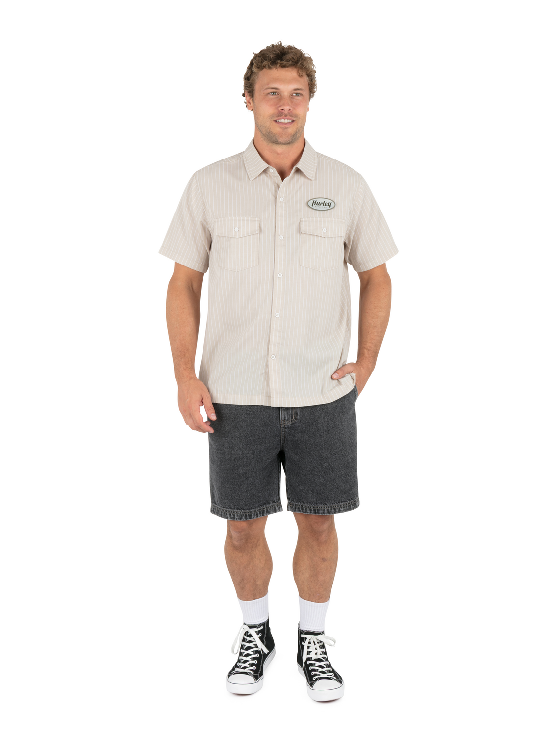 Diesel Short Sleeve in Bone