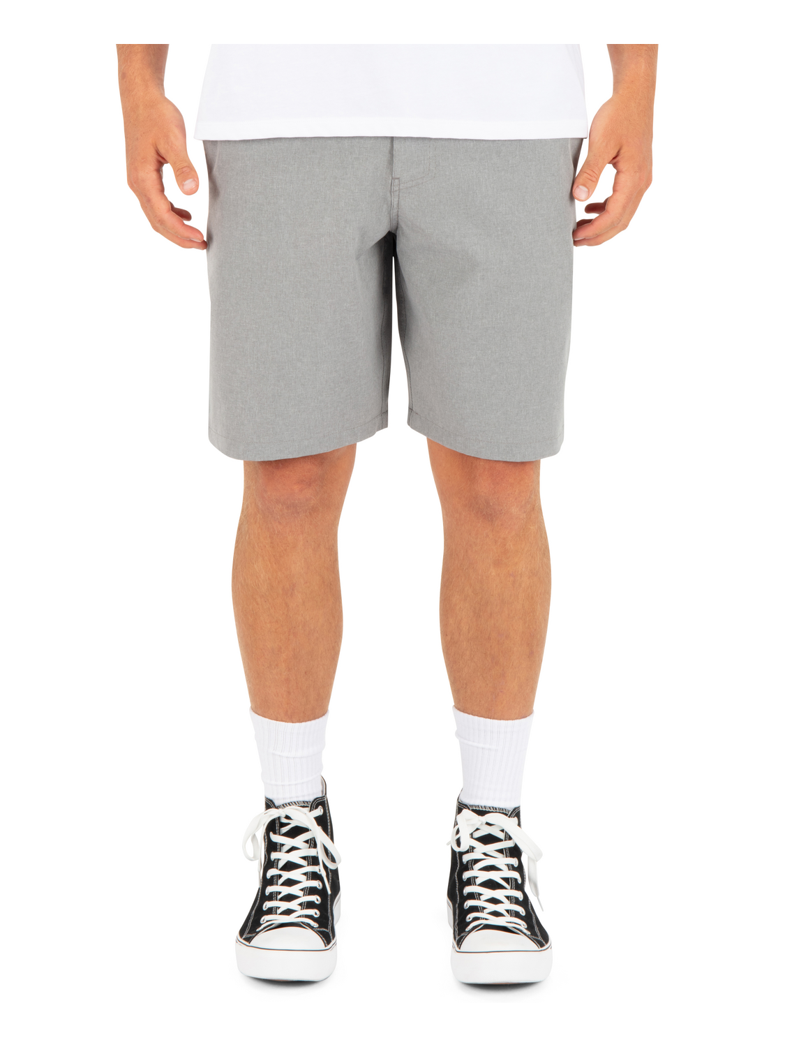 Phantom Microcheck Walkshort 20" in Black
