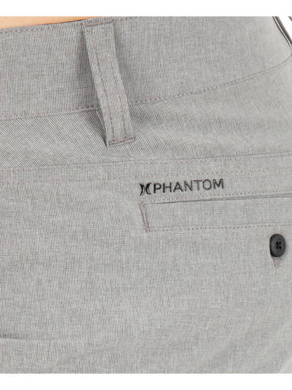 Phantom Microcheck Walkshort 20" in Black