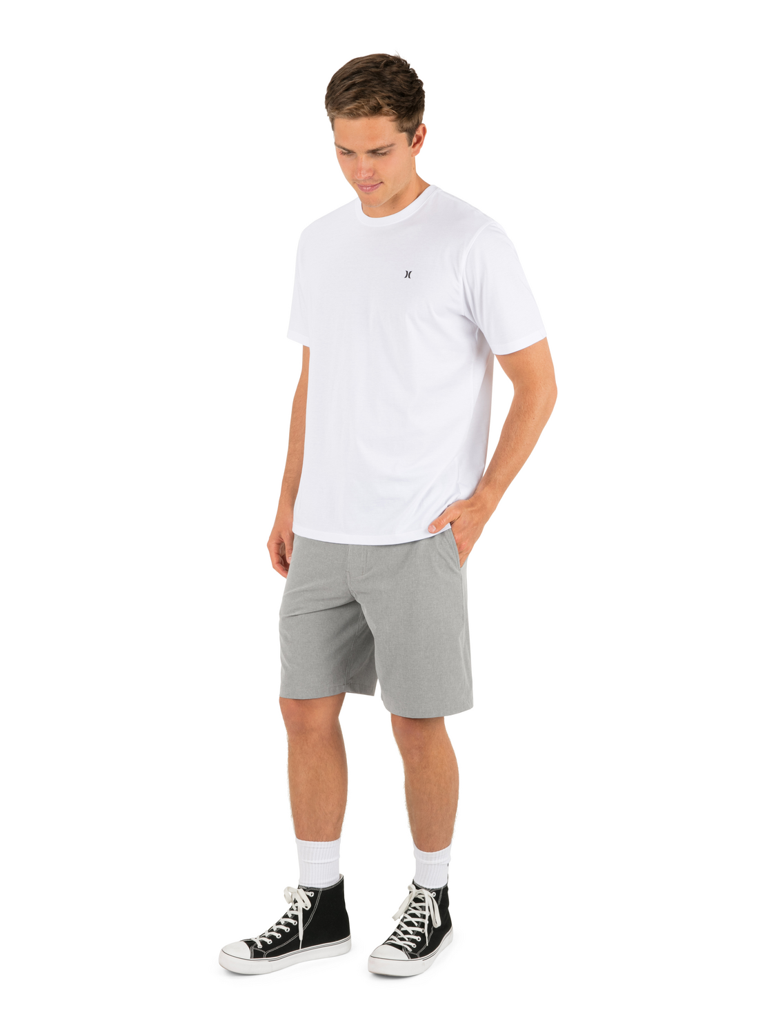 Phantom Microcheck Walkshort 20" in Particle
