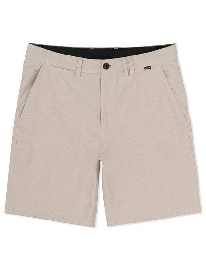 Phantom Microcheck Walkshort 20" in Khaki