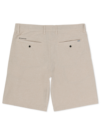 Phantom Microcheck Walkshort 20" in Khaki