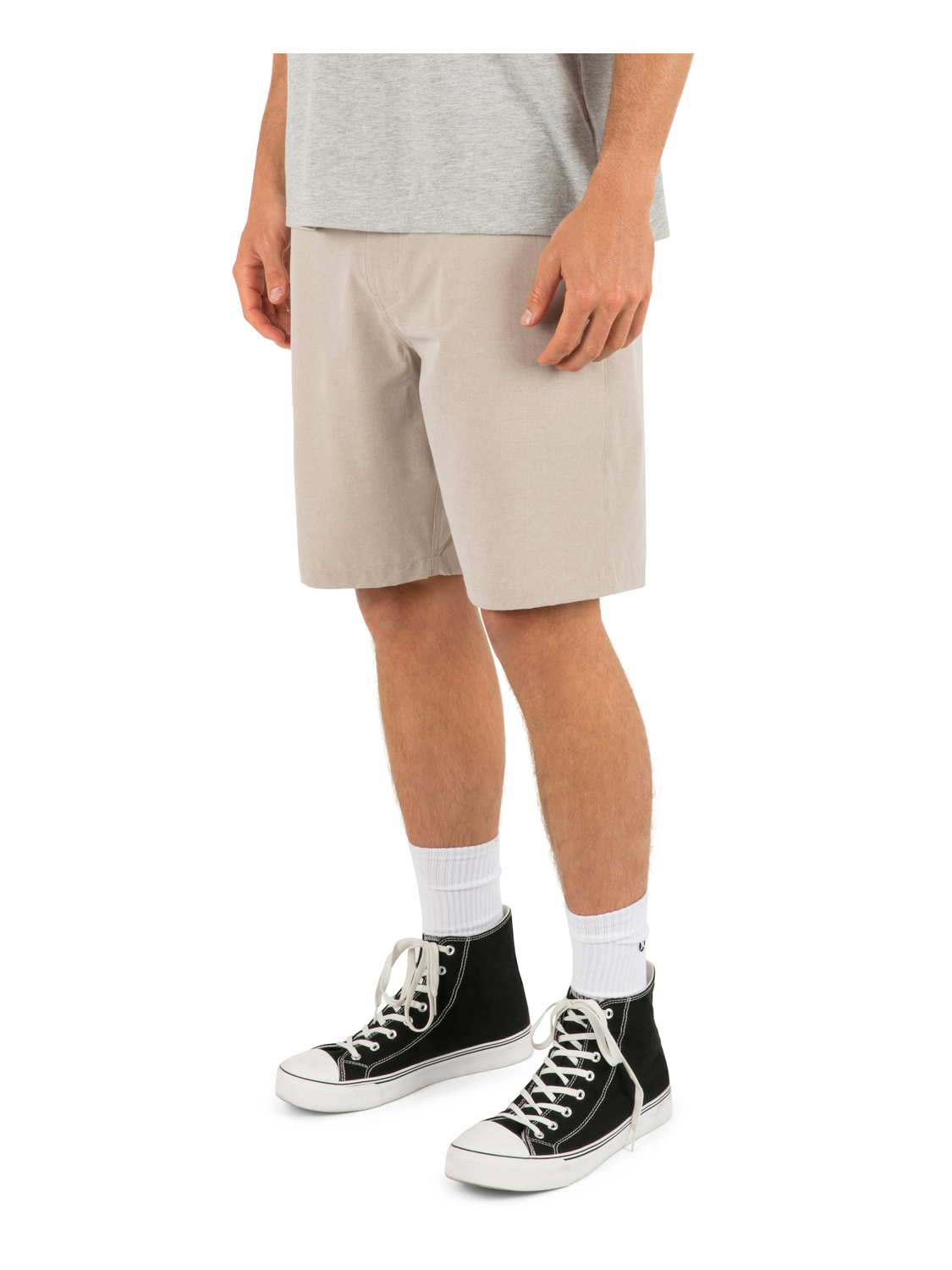 Phantom Microcheck Walkshort 20" in Khaki