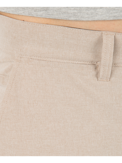 Phantom Microcheck Walkshort 20" in Khaki