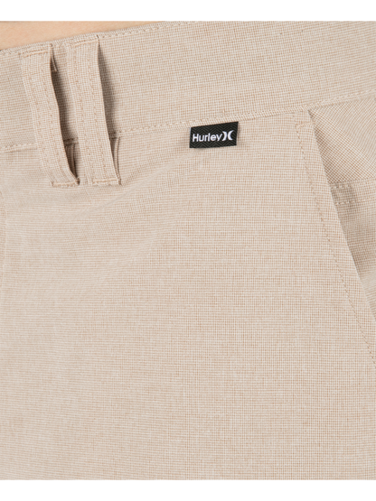 Phantom Microcheck Walkshort 20" in Khaki