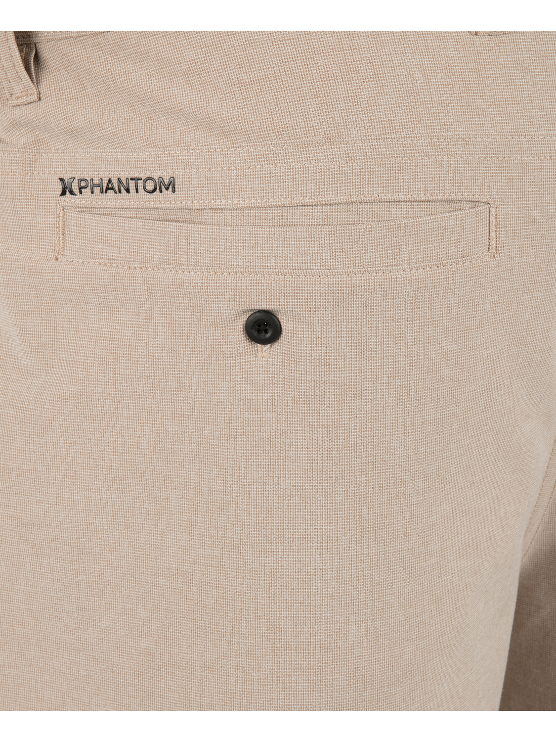 Phantom Microcheck Walkshort 20" in Khaki