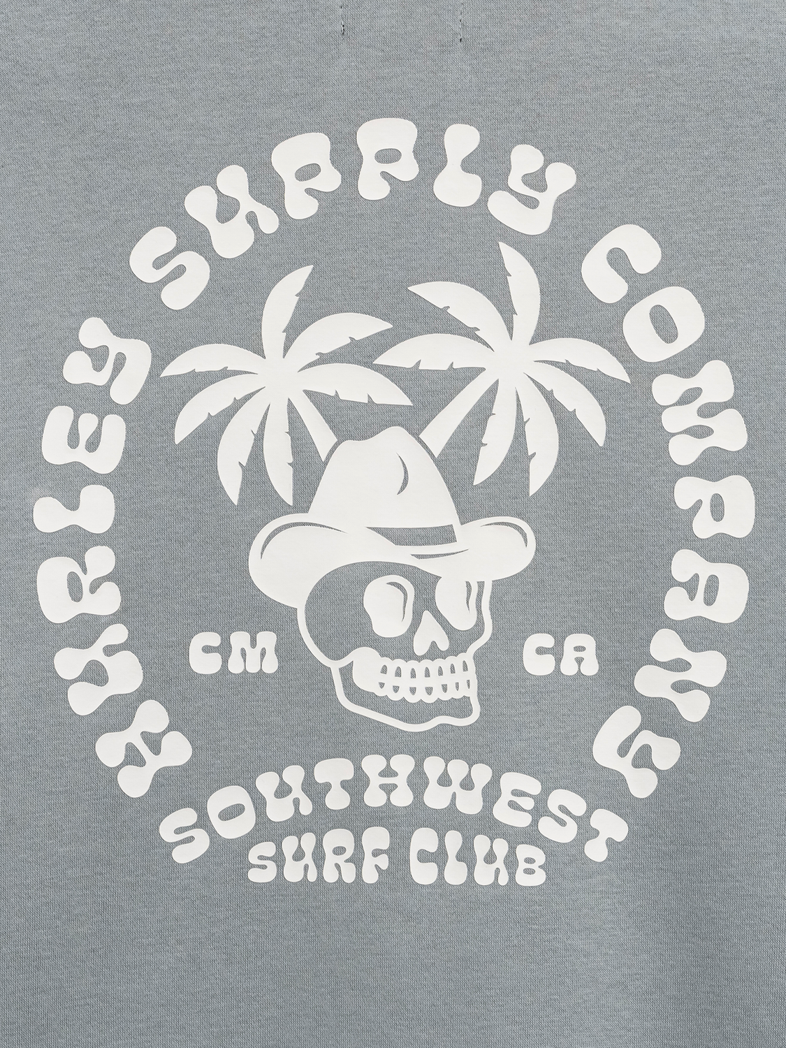 South West Surf Pullover Hoodie in Gladiator Grey