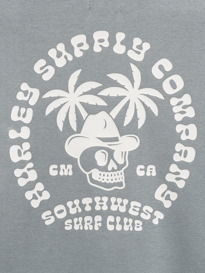 South West Surf Pullover Hoodie in Gladiator Grey