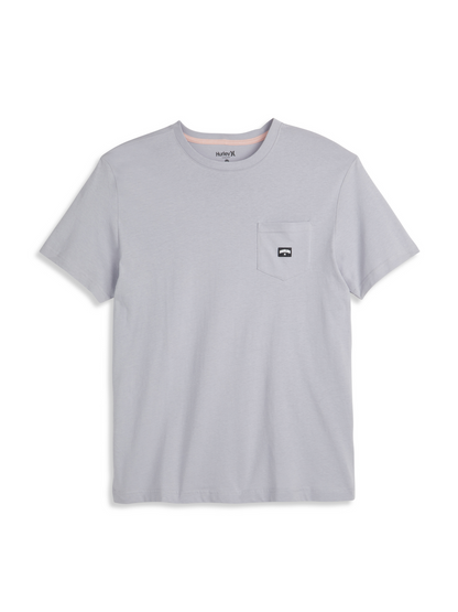 Short Sleeve Pocket Tee in Light Asteroid