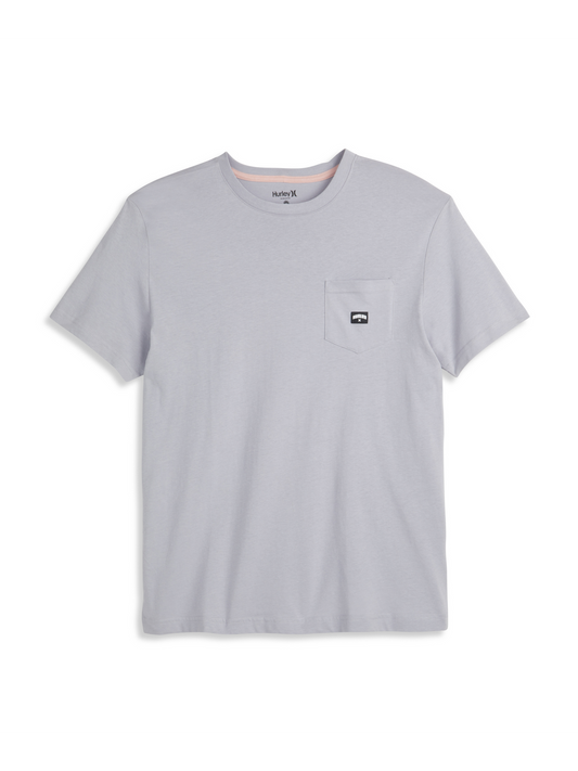 Short Sleeve Pocket Tee in Light Asteroid