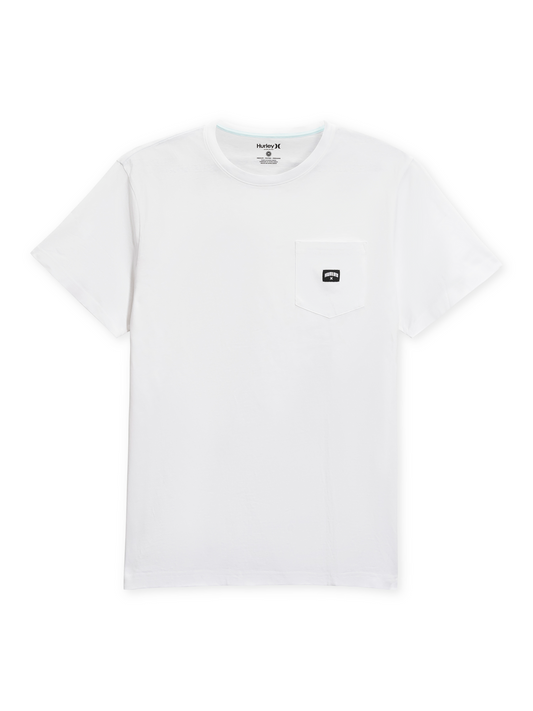 Short Sleeve Pocket Tee in White