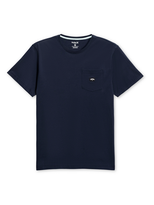 Short Sleeve Pocket Tee in Obsidian