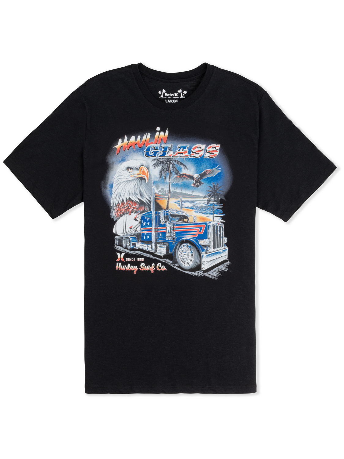 Haulin' Glass Short Sleeve in BLACK