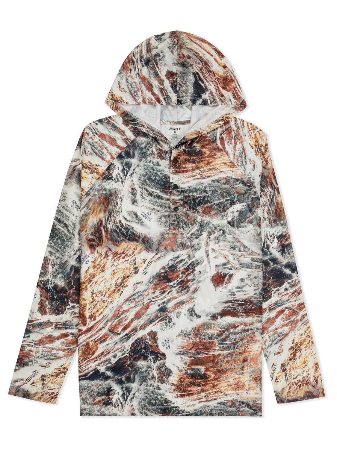 Summit Hybrid Hoodie in Bone