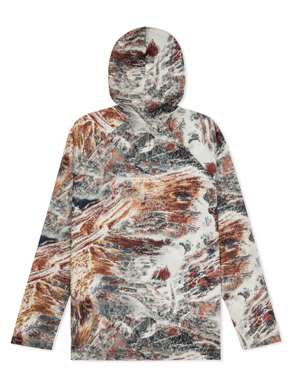 Summit Hybrid Hoodie in Bone