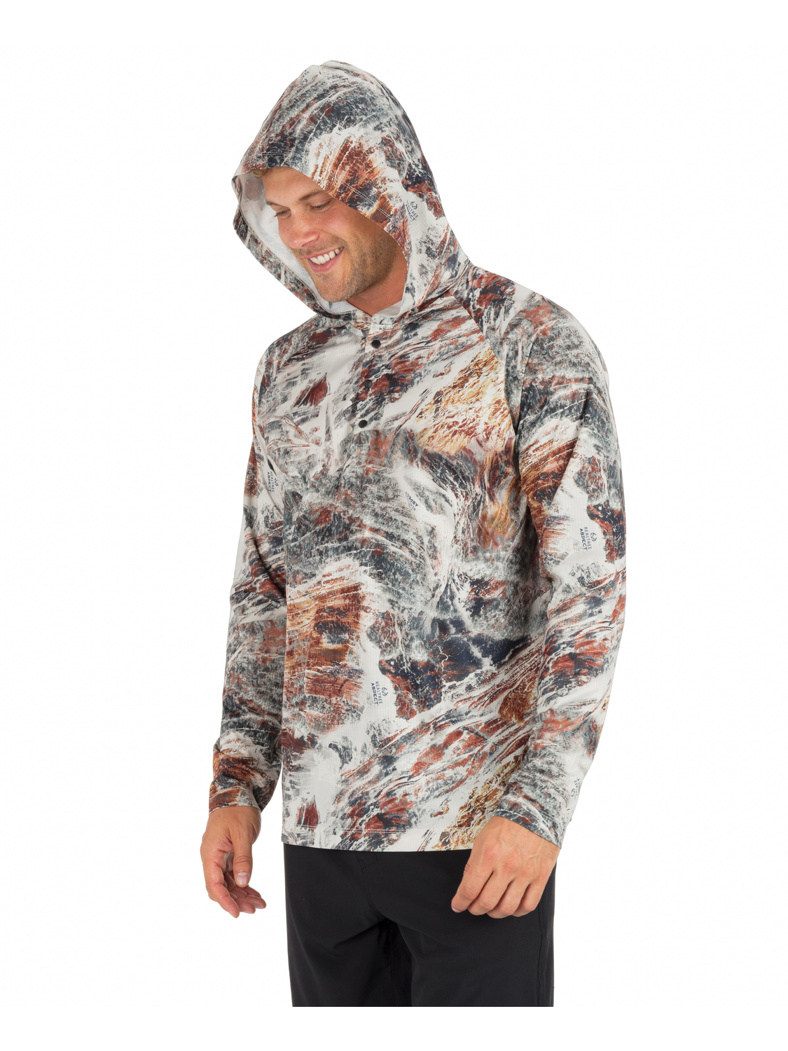 Summit Hybrid Hoodie in Bone