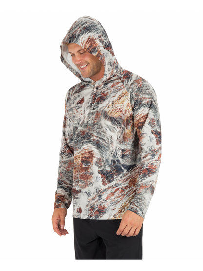 Summit Hybrid Hoodie in Bone