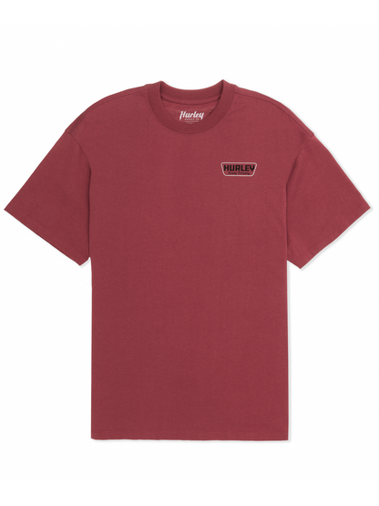 Tiger Fast Garage Short Sleeve in Cherry Crimson