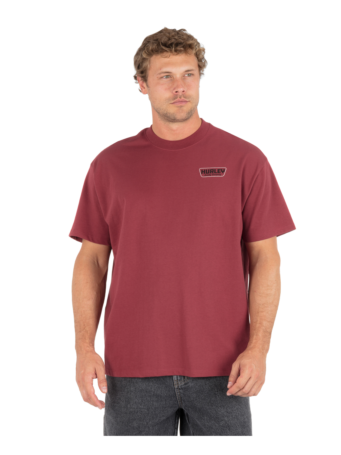 Tiger Fast Garage Short Sleeve in Cherry Crimson