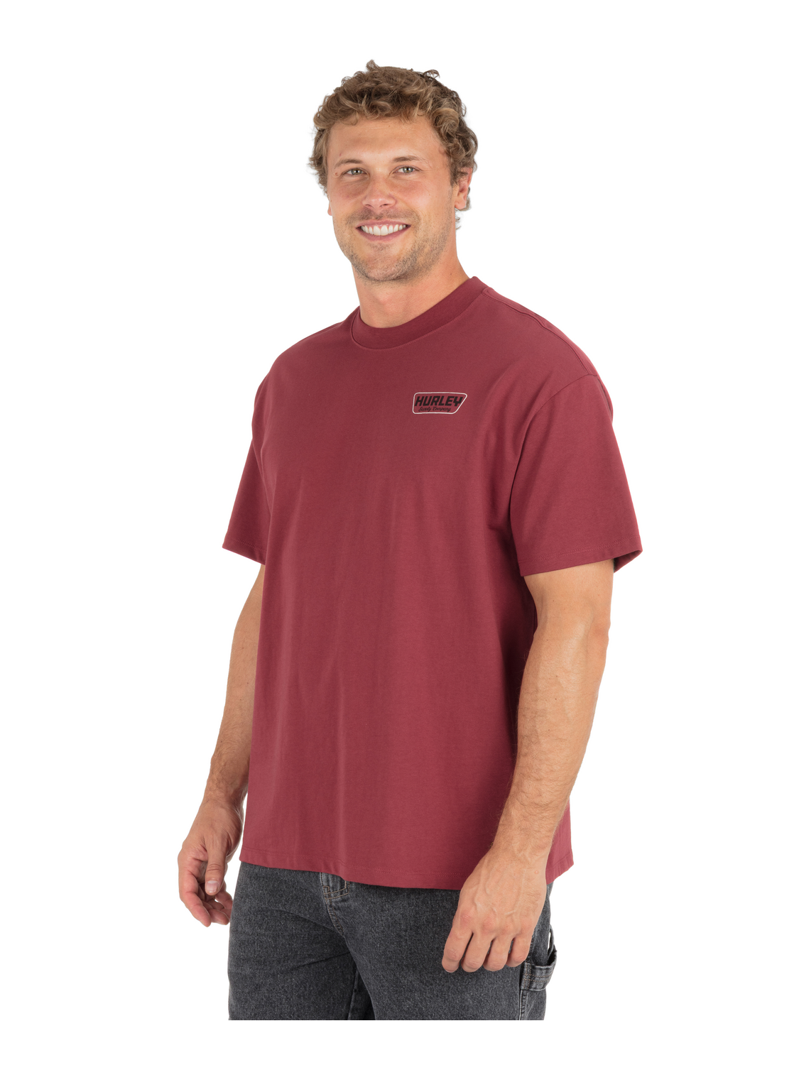 Tiger Fast Garage Short Sleeve in Cherry Crimson