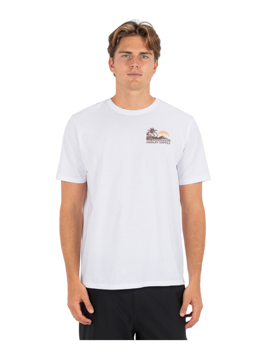 Island Scape Short Sleeve in White
