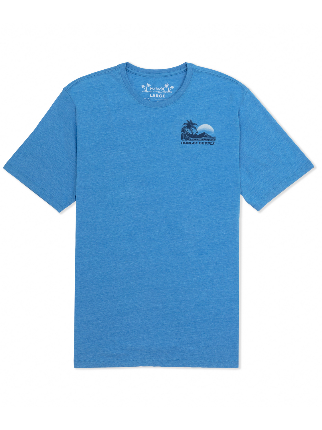 Island Scape Short Sleeve in Seashore Heather