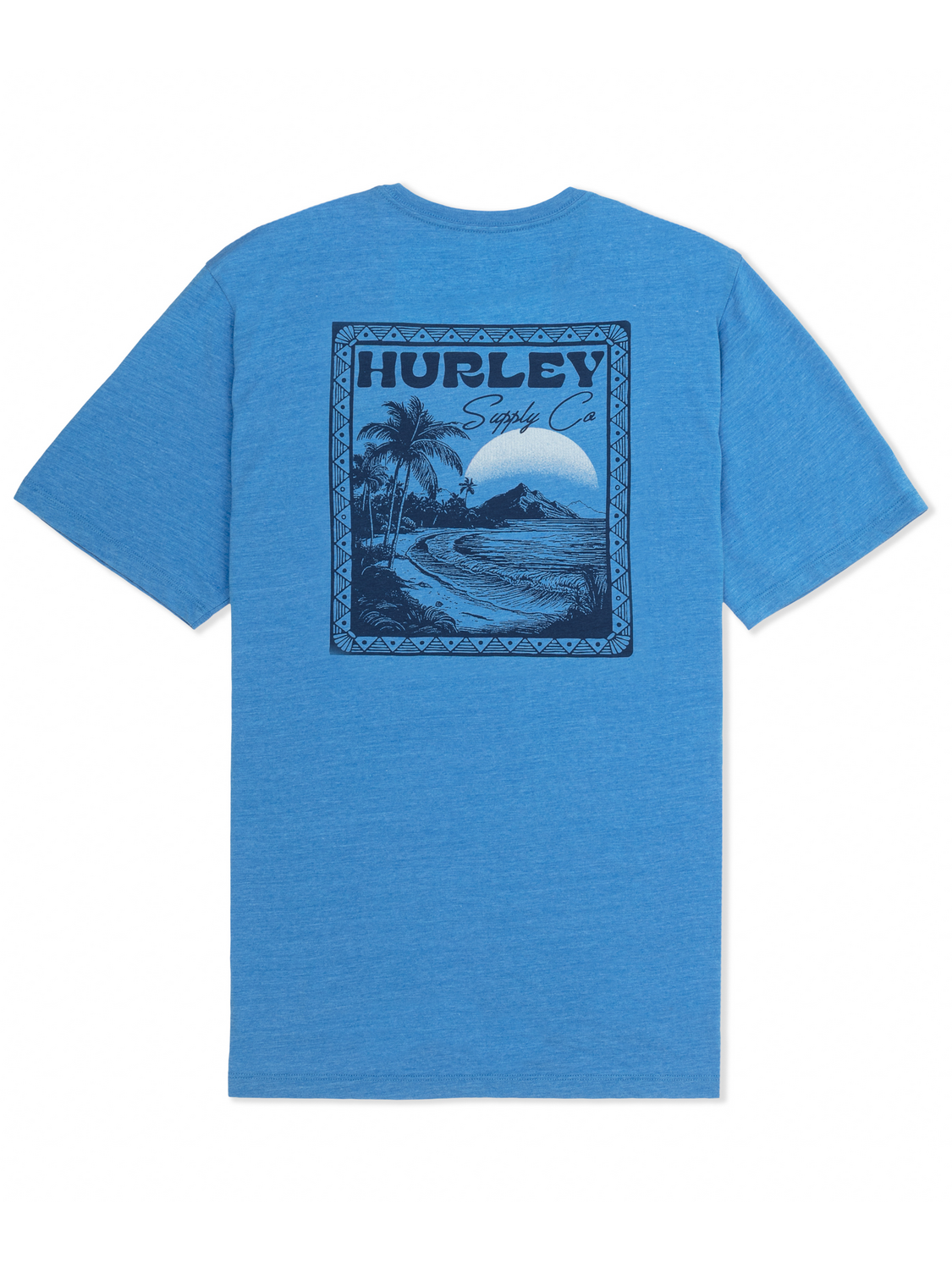 Island Scape Short Sleeve in Seashore Heather
