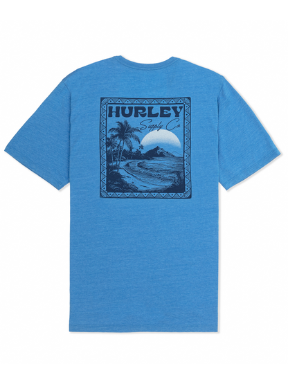 Island Scape Short Sleeve in Seashore Heather