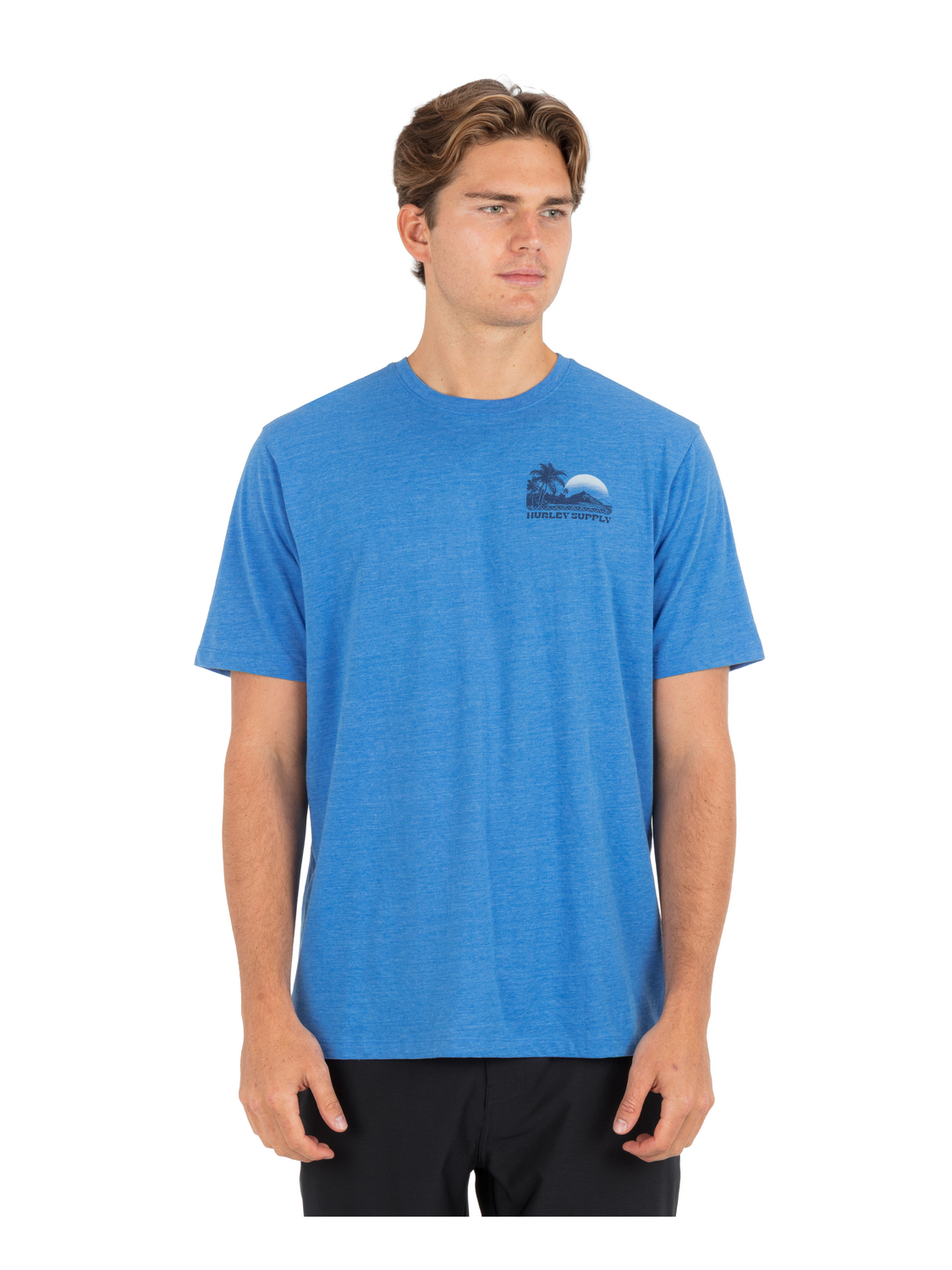 Island Scape Short Sleeve in Seashore Heather